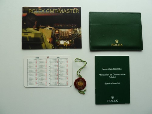 Rolex gmt master booklet set - set, 5