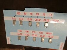 Yaesu FT-101 B E EE EX F scegli il tuo CRISTALLO WWV, 11M, 10, 160, 80,40,20,15, ALTRO!