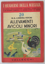 libretto "ALLEVAMENTI AVICOLI MINORI" di M. G. Cerrina Feroni