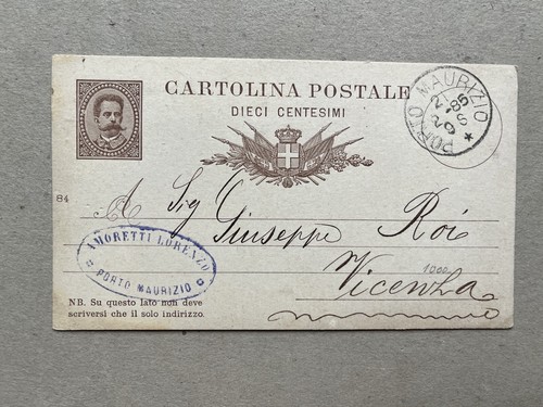 Intero postale regno - o.),