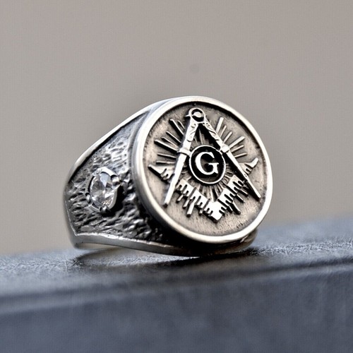 Anello massonico argento - anello,