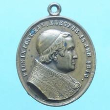 PIO IX MEDAGLIA 1846 MARTIRI