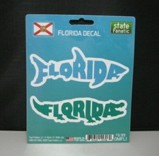 Auto Florida Shark & Gator decalcomania per auto camion camper stato fanatico nuovo