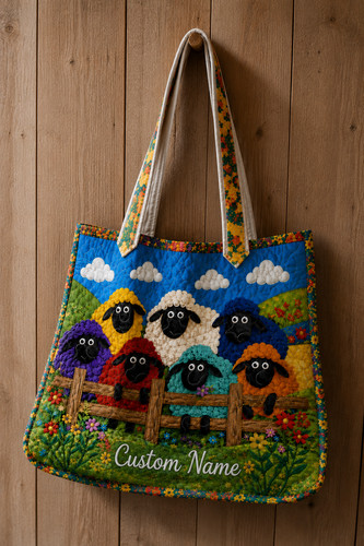Borsa mano trapuntata pecora - borsa,