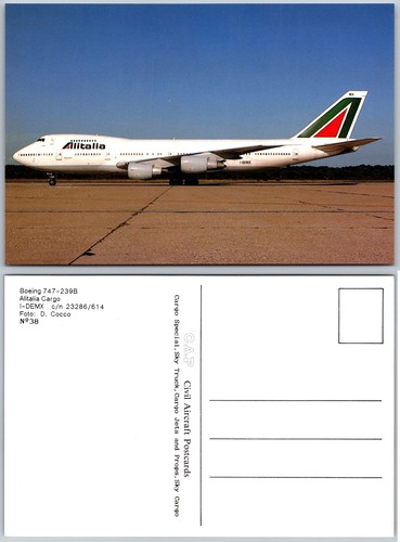 Cartolina jet cargo - jet,