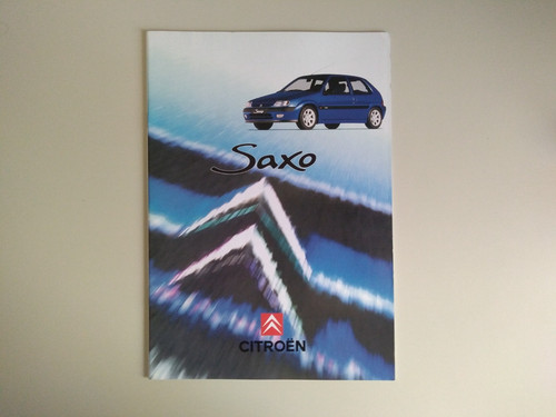 Depliant brochure citroen saxo - citroen,