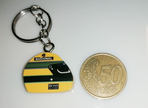 Custom molded resin keyring
