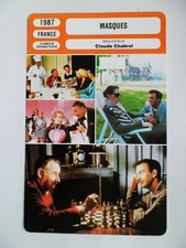 CARTE FICHE CINEMA 1987
