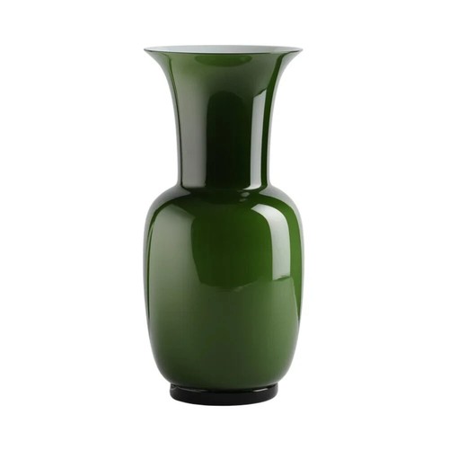 Venini vaso opalino verde - -,