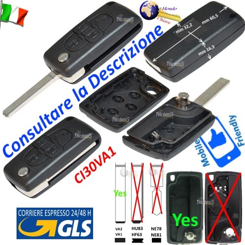 Chiave telecomando guscio - telecomando,