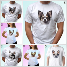 T-shirt Chihuahua t-shirt cane 6 modelli top art pet regalo uomo donna bambini taglie bambino