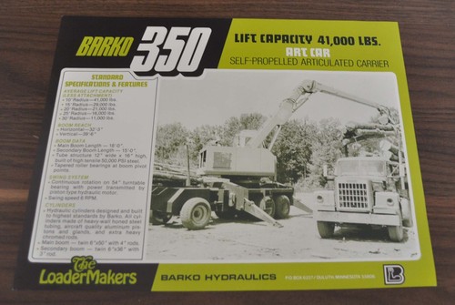 Barko 350 sollevatore logging - barko,