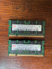 HYNIX 2 x 1 GB 2 GB 5300S DDR2 666MHZ SODIMM 200 PIN RAM NOTEBOOK HP DELL VAIO