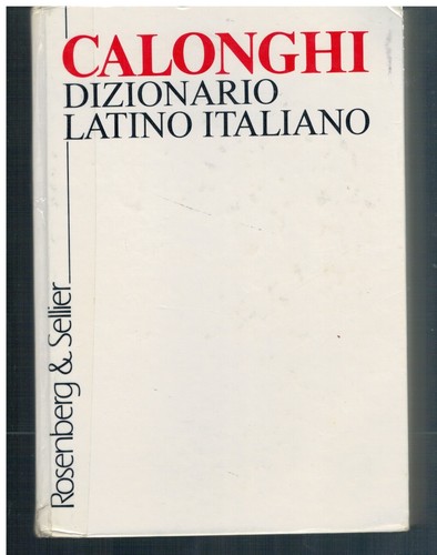 Dizionario latino italoano - dizionario, latino/italoano