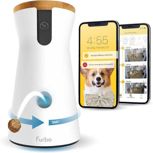 Videocamera 360 per cani con - 360°,