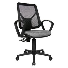 Sedia Operativa in Tessuto Grigio/Nero SOAN20BG230H AIRGO NET B90 G23 Topstar