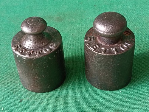 Lotto coppia vecchi pesi - lotto,