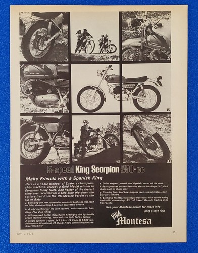 1971 montesa spagna - di,