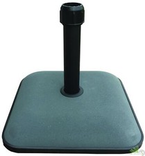 BASE PER OMBRELLONE PALO CENTRALE QUADRATA CEMENTO COLORATO 45X45 GRIGIO KG 25