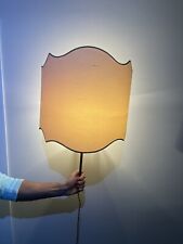 Lampada Con Paralume in Tessuto di Seta interamente Fatto a Mano