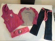 LOTTO 236 STOCK 4 PEZZI BIMBA BAMBINA ABITI MISTI 6 ANNI