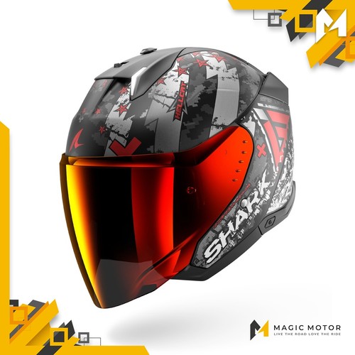 Casco jet shark - jet, i3