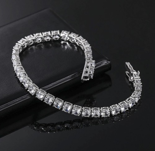 Bracciale tennis 3mm donna - bracciale,