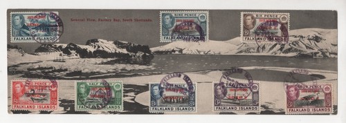 Isole falkland 1945 - falkland, cartoline