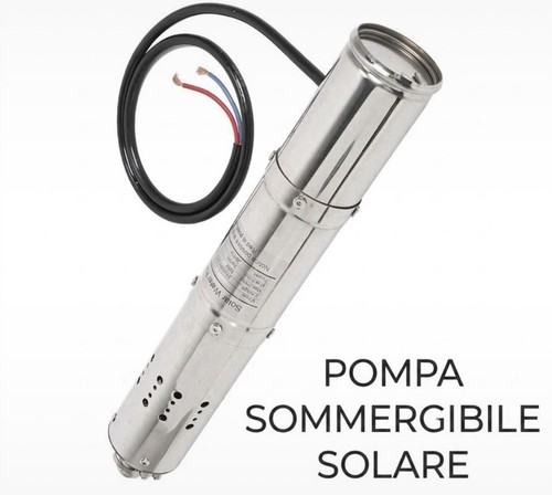 Pompa sommersa solare - solare, dc