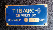 Signal Corps COMMAND SET TRANSMITTER T-18/ARC-5 Trasmettitore WWII