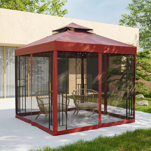 Ft gazebo with - x,