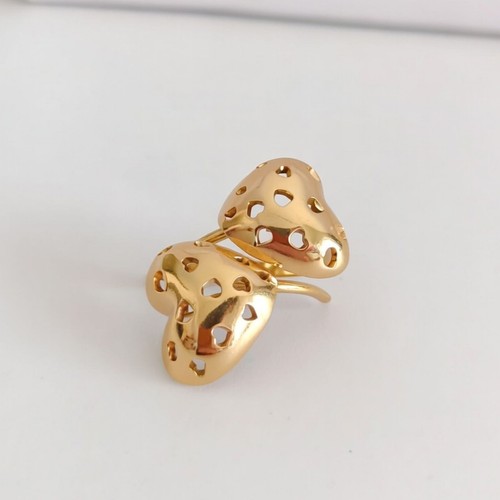 Anello cuore doppio traforato - cuore,