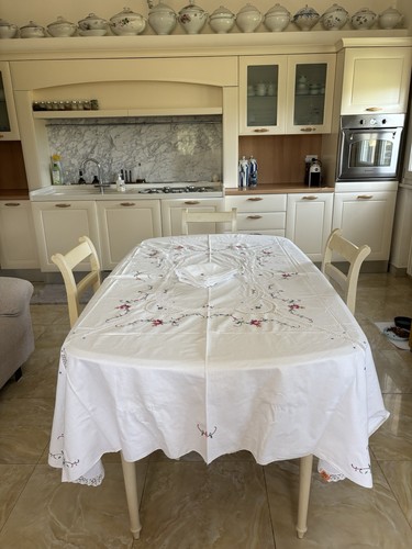 Tovaglia cotone con rose - , a
