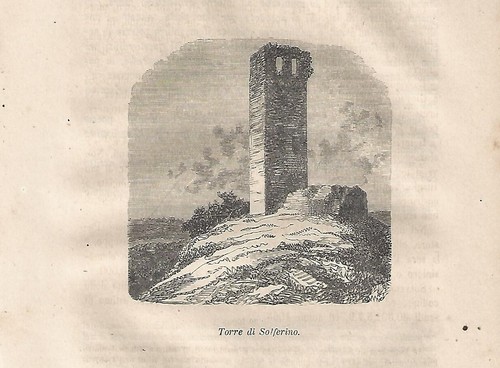 Stampa antica rocca - antica, di