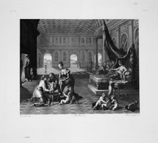 1840 - Ippolito Scarsella - Nascita Di Un Nobile - Radierung Incisione Gravura