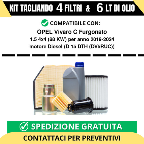 Tagliando per opel vivaro - tagliando,