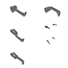 Staffa Supporto Angolato per