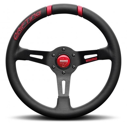 Volante drifting nero rosso - volante, nero/rosso