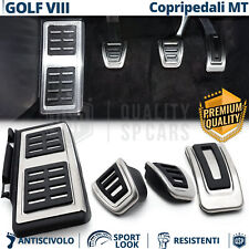 COPRIPEDALI Sportivi per VW Golf 8 Cambio MANUALE Pedaliera Sportiva Antiscivol