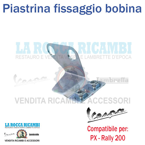 Piastrina staffa fissa bobina - fissa,
