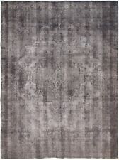Tappeto Persiano Vintage Artigianale Grigio 390 Cm X 293 Cm Nr 2079