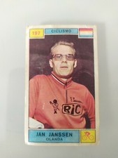 Figurina JAN JANSSEN n. 197 OLANDA CICLISMO CAMPIONI DELLO SPORT 1969/70 BIC