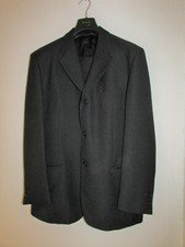 Abito Uomo Nero Completo Cerimonia Vintage 90's Tg 52 Made Italy Sartoriale