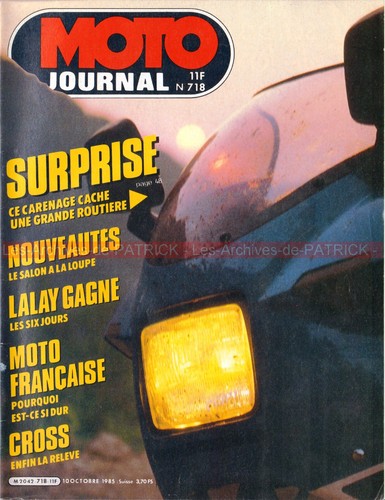 Moto journal 718 essai - 718, road
