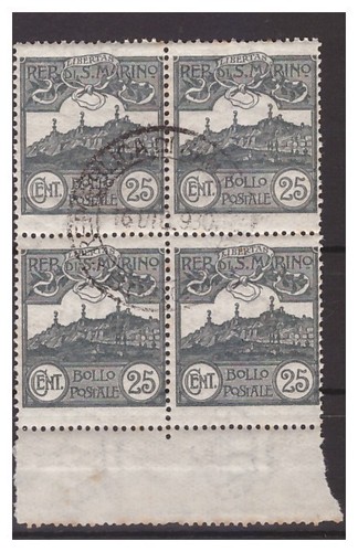 San marino 1921 veduta - -,