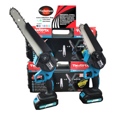 Motosega elettrosega tagliarami 2in1 Makota a batteria barra e catena da 6 e 8"