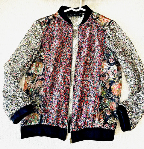 Bomber donna multicolore