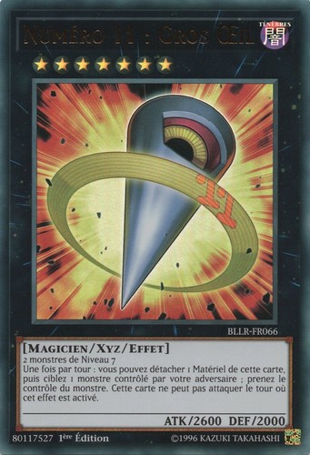 Numéro 11 gros - yu-gi-oh!,