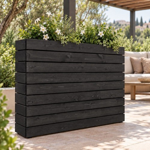 Fioriera legno pino - fioriera,