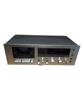 Luxman K-5A Piastra Cassette Stereo Vintage Argento DA REVISIONARE